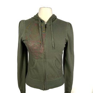 Calvin Klein Olive Green Hoodie - M